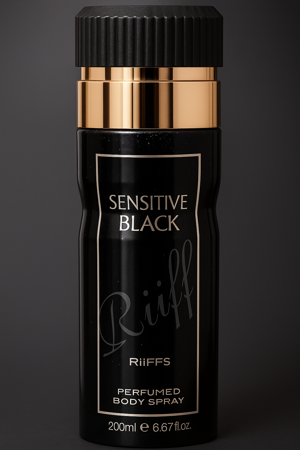Sensitive Black – Perfumed Body Spray by Riiffs
